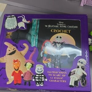 Disney The Nightmare Before Christmas Crochet Set - Purple and Black